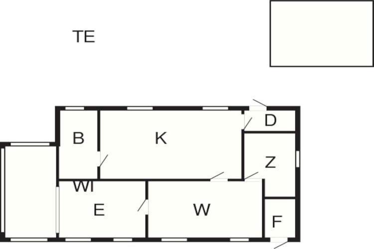 4 Person Holiday Home In T Nder Тённер Экстерьер фото
